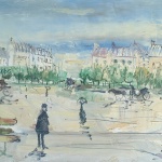 Artist: Gabriel Dauchot Title: Pairs at Leisure Size: 15.5in x 31.5in