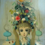 Artist: J. Calogero Title: The Flower Nest Size: 21.5in x 18in Framed: No