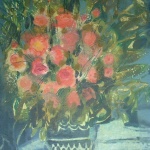 Artist: M Journod Title: Spring Bouquet Size: 18in x 15in Framed: No 
