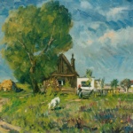 Artist: Gyula Gero Size: 23in x 31in