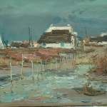 Artist: Jean Rigaud Title: La Mar Size: 10in x 18in
