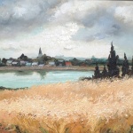 Artist: Kon Title: July Size: 18in x 21in  Framed: No