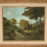 Artist: Louwenhoek Van Veger Title: A Walk in the Woods Size: 20in x 24in Framed: Yes