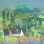 Artist: M. Journod Title: Home in Provence Size: 15in x 18in Framed: No