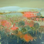 Artist: M. Journod Title: Lacoste Provence Size: 13in x 16in Framed: No