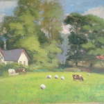 Artist: W. Lister Title: Countryside Size: 14in x 18in Framed: No