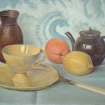Artist: Daniel Girard Title: The Yellow Cup Size 10in x 14in Signed: Yes