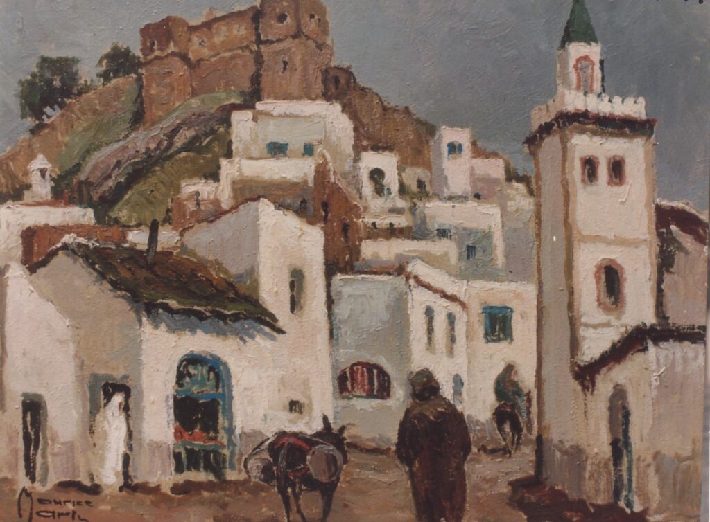 Artist: Maurice Martin Title: The City Center Size: 25in x 31in