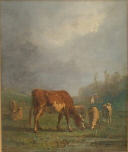 Artist: Antonio Cortes Title: Flock at Dusk Size: 15in x 18in Signed: Yes Framed: Yes