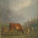 Artist: Antonio Cortes Title: Flock at Dusk Size: 15in x 18in Signed: Yes Framed: Yes