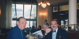 David Klein and I in Paris 1994