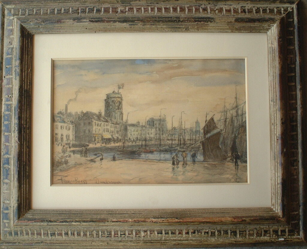 Artist: Frank Myers Boggs Title: Dankequre Size: 10.5in x 16in Framed: Yes