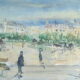 Artist: Gabriel Dauchot Title: Pairs at Leisure Size: 15.5in x 31.5in
