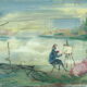 Artist: Gabriel Dauchot Title: The Artist Muse Size: 7.5in x 18.5in