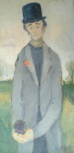 Artist: Gabriel Dauchot Title: The Lover Size 15.5in x 31.5in Framed: No
