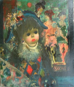 Artist: J. Calogero Title: The Little Clown Size: 21.5in x 18in Framed: No