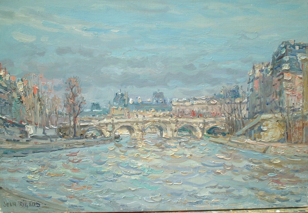 Artist: Jean Rigaud Title: Pont Nufe Size: 15in x 21in