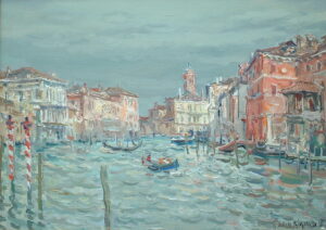 Artist: Jean Rigaud Title: Untitled Size: 13in x 18in