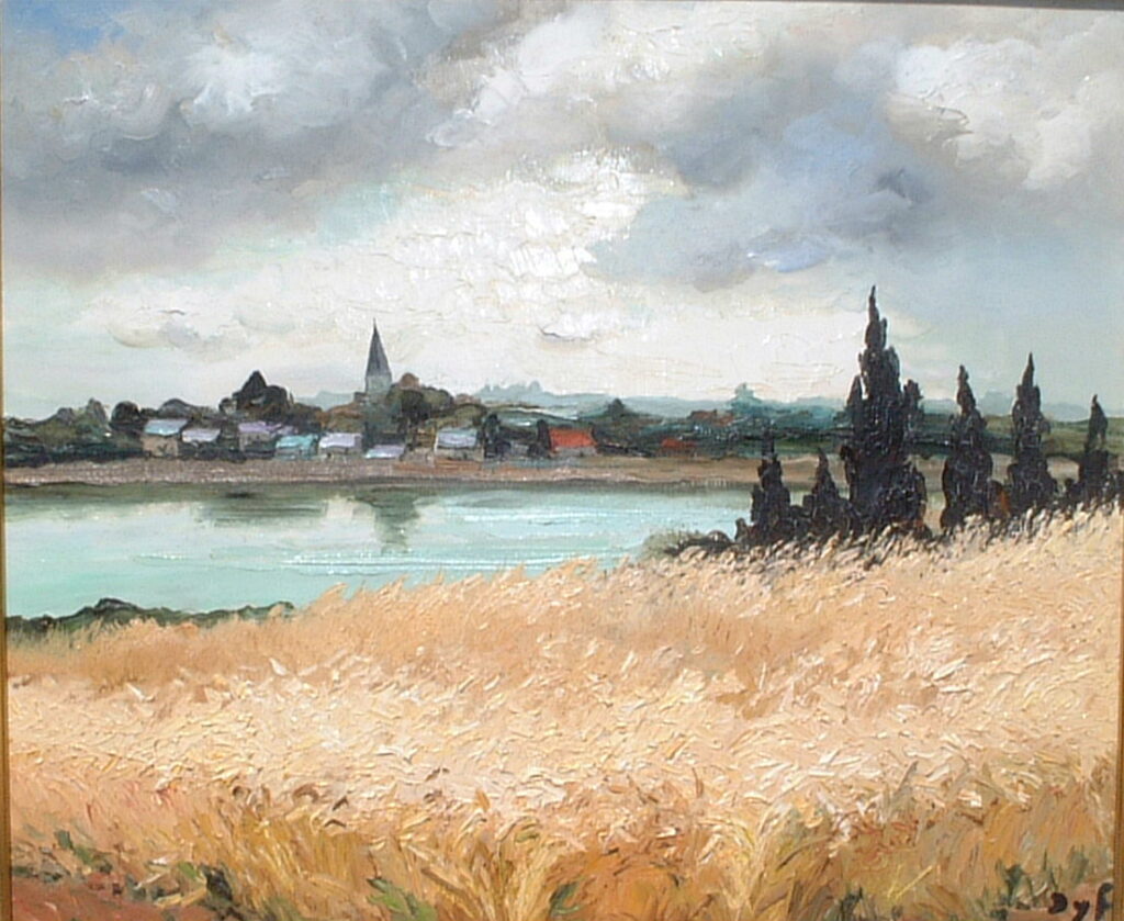 Artist: Kon Title: July Size: 18in x 21in  Framed: No