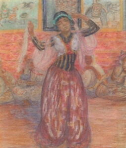 Artist: Leon Detroy Title: Entertaining the Pasha Size: 18in x 16in Framed: Yes