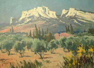 Artist: Maurice Martin Title: The Olive Grove Size: 21in x 28in