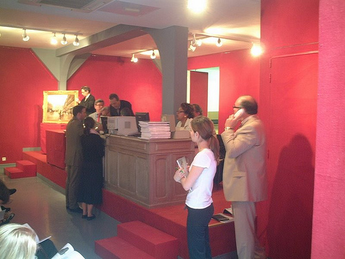 At the auction
