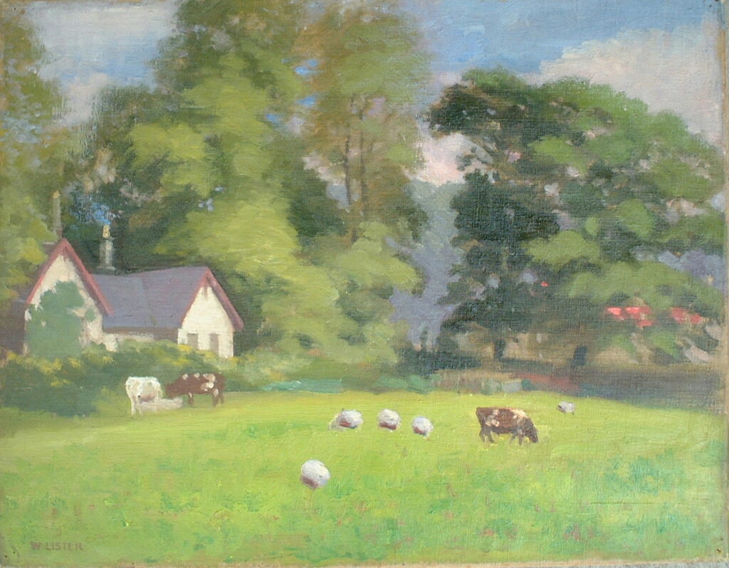 Artist: W. Lister Title: Countryside Size: 14in x 18in Framed: No